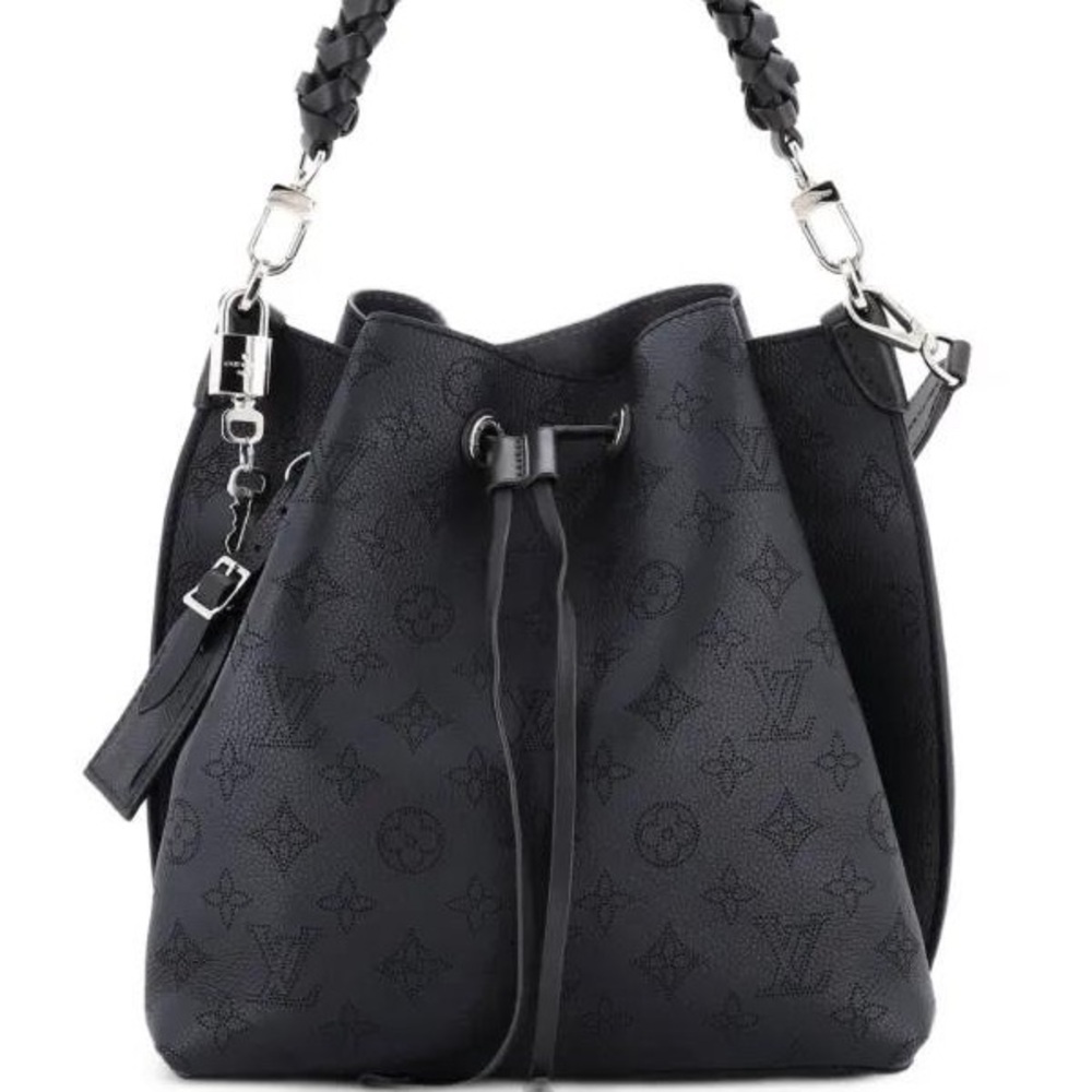 Louis Vuitton Black Leather Bag